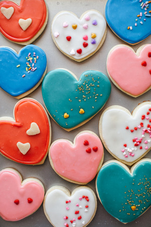  cœur, coeur biscuits, cookies
