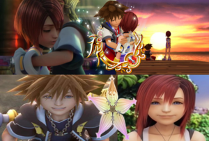  Kingdom Hearts Sora and Kairi Forever