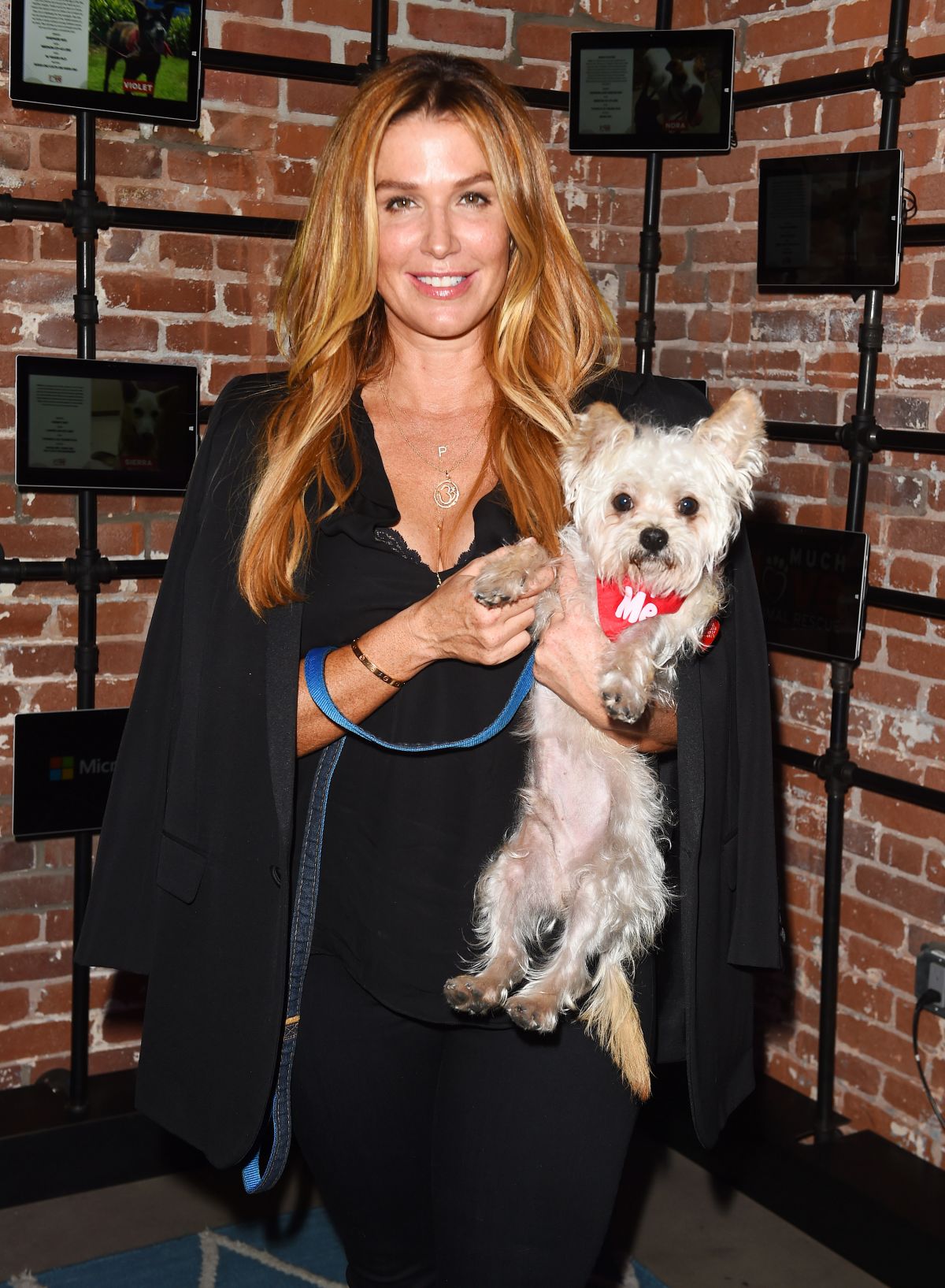 Poppy Montgomery At Much Love Animal Rescue Spoken Woof , Los Angeles