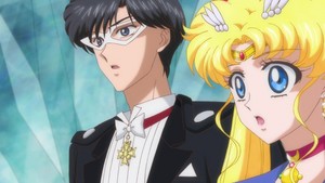 Sailor Moon and Tuxedo Mask 