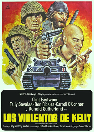  Spanish movie poster for Kelly’s Heroes
