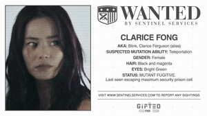  The Gifted Season 1 - Clarice Fong/Blink Official Picture