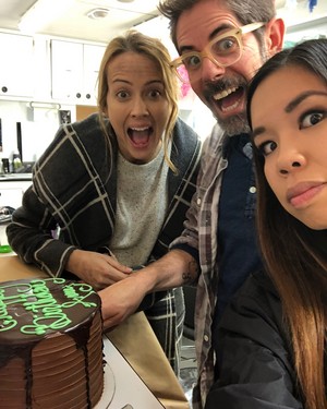 Amy Acker and The Gifted Crew