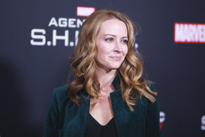Amy Acker attends Agents of Shield 100th episode party