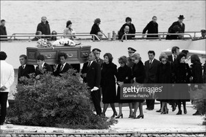 Aristotle Onassis' Funeral In 1975