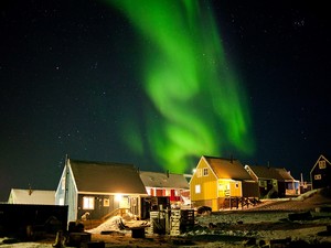  Aurora Borealis Over Greenland