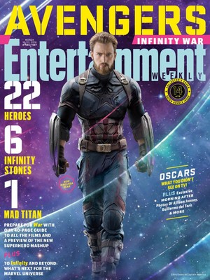 Avengers: Infinity War - Captain America Entertainment Weekly Cover