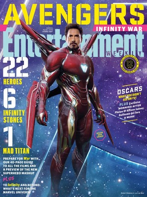  Avengers: Infinity War - Iron Man Entertainment Weekly Cover