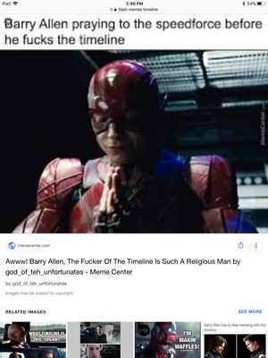 Barry Allen is religious 