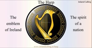  Gold Harp, National Symbol Of Ireland