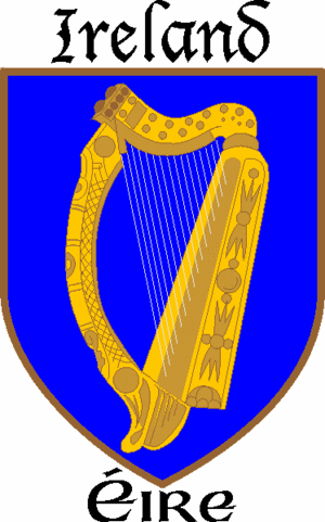 Coat Of Arms Of The Republic  Of Ireland 