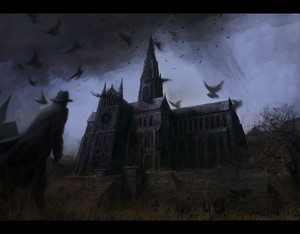  Dark Gothic achtergrond