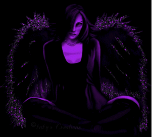 Dark purple angel 