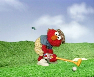  Elmo Playing Golf (Elmo's World)