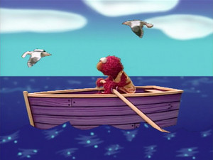  Elmo Rowing a नाव (Elmo's World)