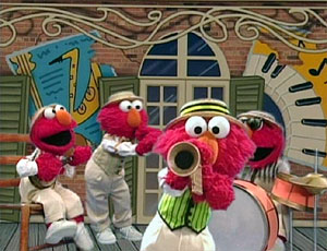  Elmo as Dixieland Band (Elmo's World)