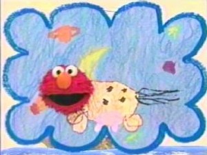  Elmo as Refrigerator Art (Elmo's World)