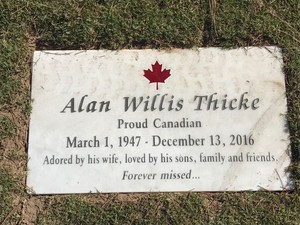 Gravesite Of Alan Thicke 