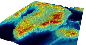  Greenland 3-D Topography Without The Ice Sheet