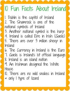 Interesting Facts About Ireland