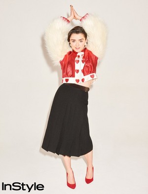  Maisie Williams at InStyle Magazine Photoshoot