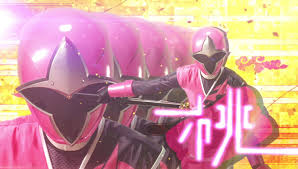 Sarah Morphed As The गुलाबी Ninja Steel Ranger