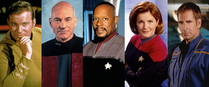 Star Trek 5 Captains