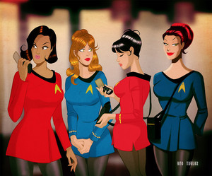  별, 스타 Trek Girls