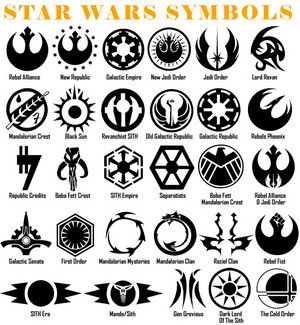  étoile, star Wars Universe - Basic Symbols