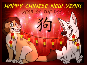 happy year of the dog!