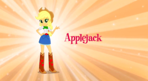  applejack Equestria Girls Musik video