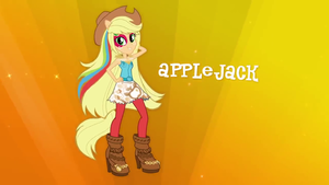 Applejack Rainbow Rocks music video