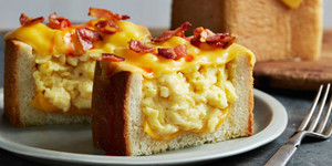  Bacon, Egg And Cheese pan de molde, pan Boxes
