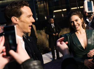  Benedict Cumberbatch and Elizabeth Olsen