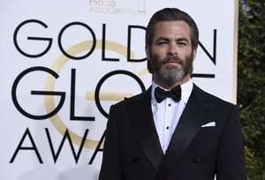 Chris @ 2017 Golden Globe Awards