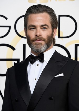Chris @ 2017 Golden Globe Awards
