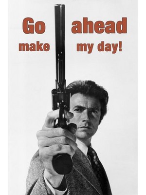  Clint Eastwood as Dirty Harry