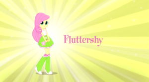  Fluttershy Equestria Girls musique video