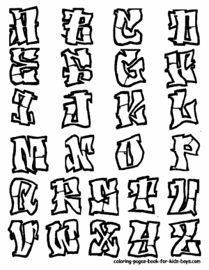  Graffiti Alphabet All Letters for A Z