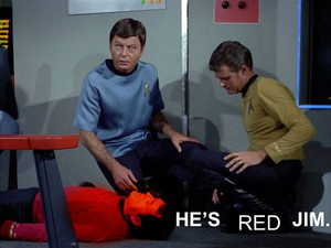  He is Red, Jim.