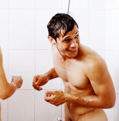 Two Hot Guys under (Hot) Shower