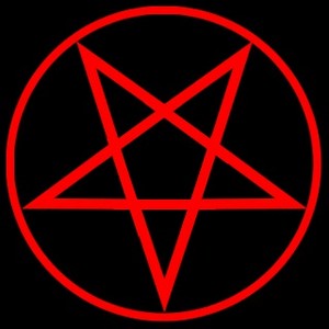  Inversed red pentagram