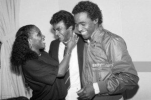  Johnny Mathis Backstage With Patti LaBelle And Al Green