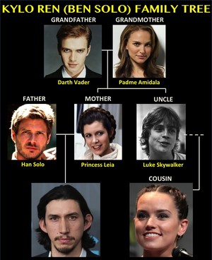 Kylo Ren (Ben Solo) Family Tree