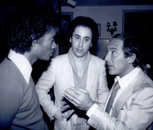  Michael Talking With Paul Anka And David Geffen