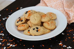  abóbora Spice Cream Cheese biscoitos, cookies