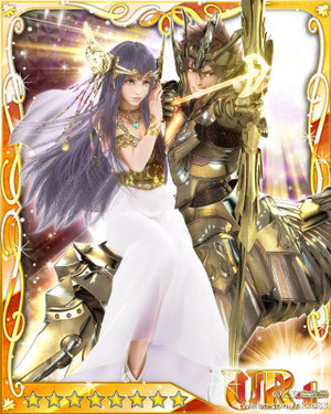  Saori/Athena and Seiya(Saint Seiya: Legend of Sanctuary)