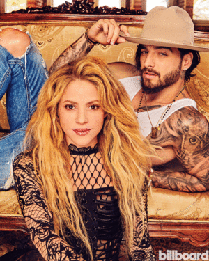  Shakira and Maluma pose for Billboard Magazine [April 2018]