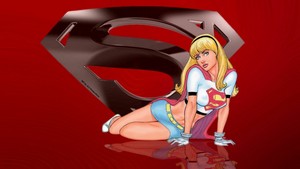  Supergirl achtergrond Too Cute