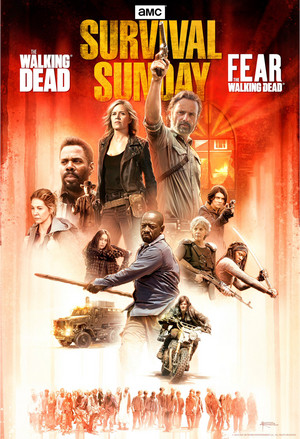  The Walking Dead/Fear the Walking Dead Crossover: Survival Sunday Poster